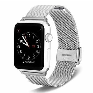 NEW silver Stainless Steel Apple Watch Band